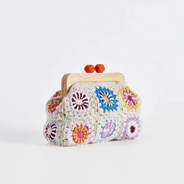 Lily Crochet Bohemian Coin Clutch