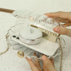 Emelda Clear Acrylic Shell Bag