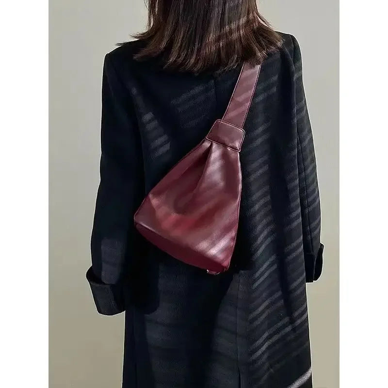 Hannia Faux Leather Sling Cross Body Bag