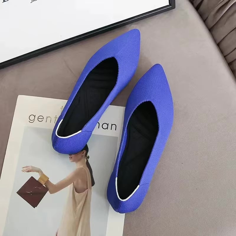 Wendy Solid Color Basic Flats