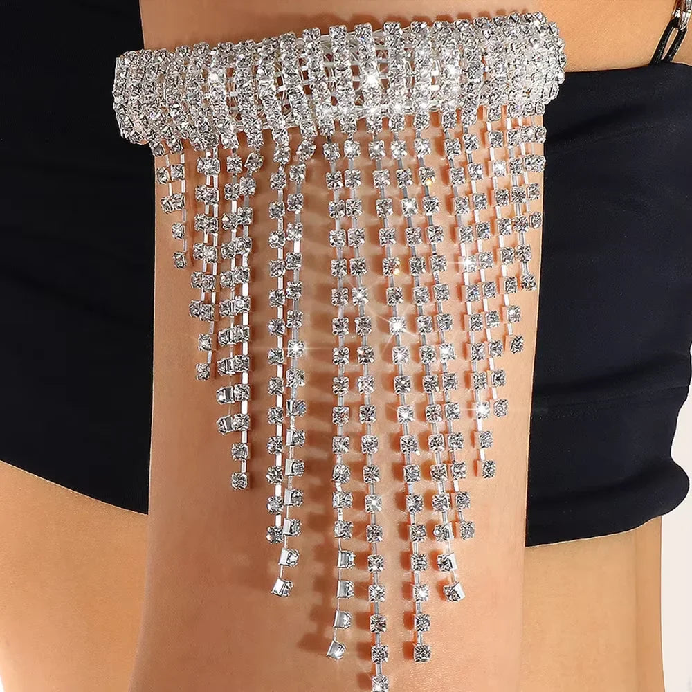 Luxe Crystal Tassle Arm Bracelet