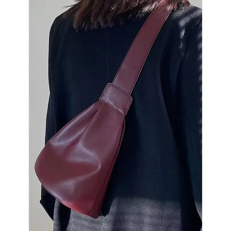 Hannia Faux Leather Sling Cross Body Bag