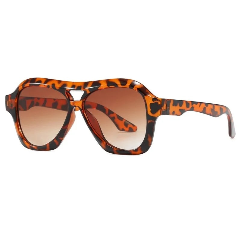 Lorie Oversize Retro Acetate Sunglasses
