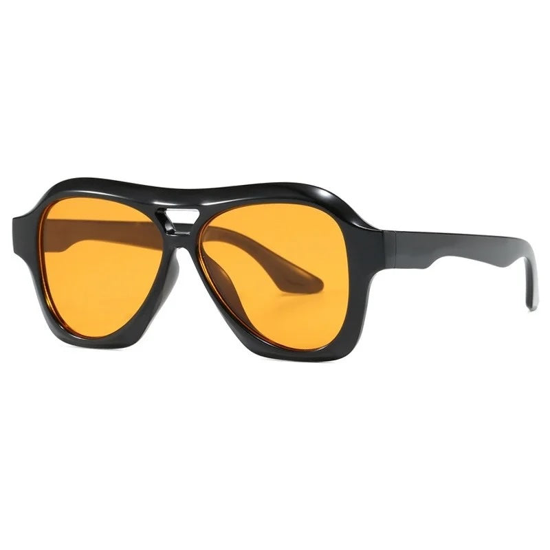 Lorie Oversize Retro Acetate Sunglasses