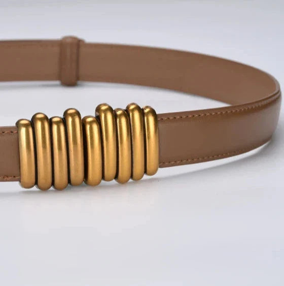Emma Golden Lines Knot Belt