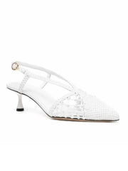 Marla Woven Kitten Heel Sandals
