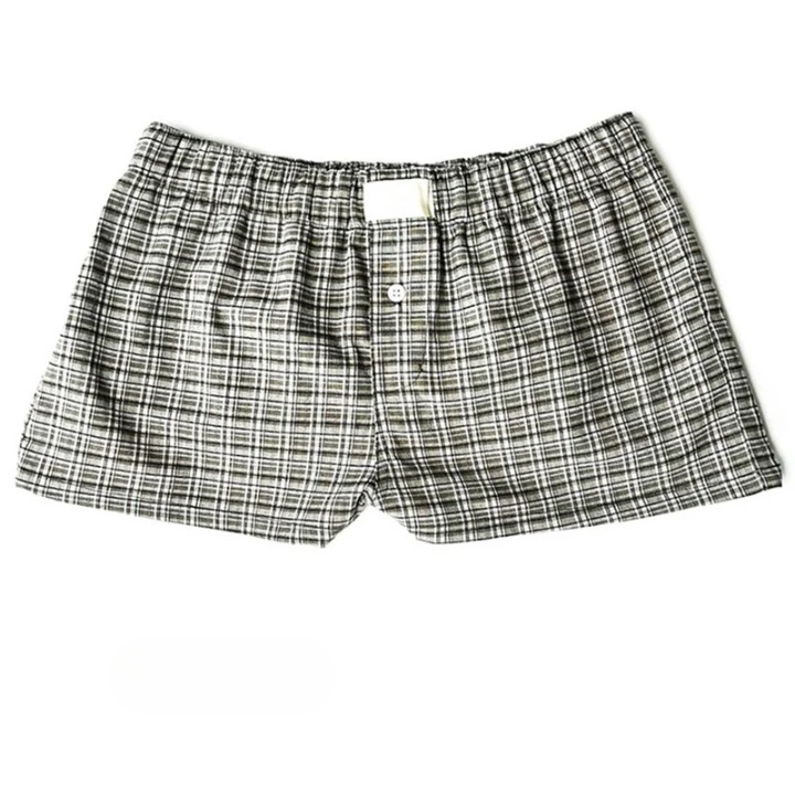 Zoey Checked Casual Boxer Shorts