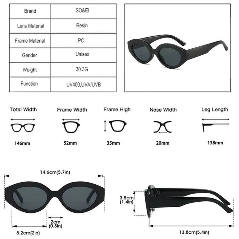 Sophie Retro Cat Eye Sunglasses