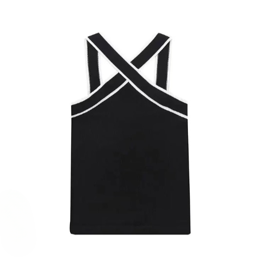 Sonya Cross Halter Knit Top