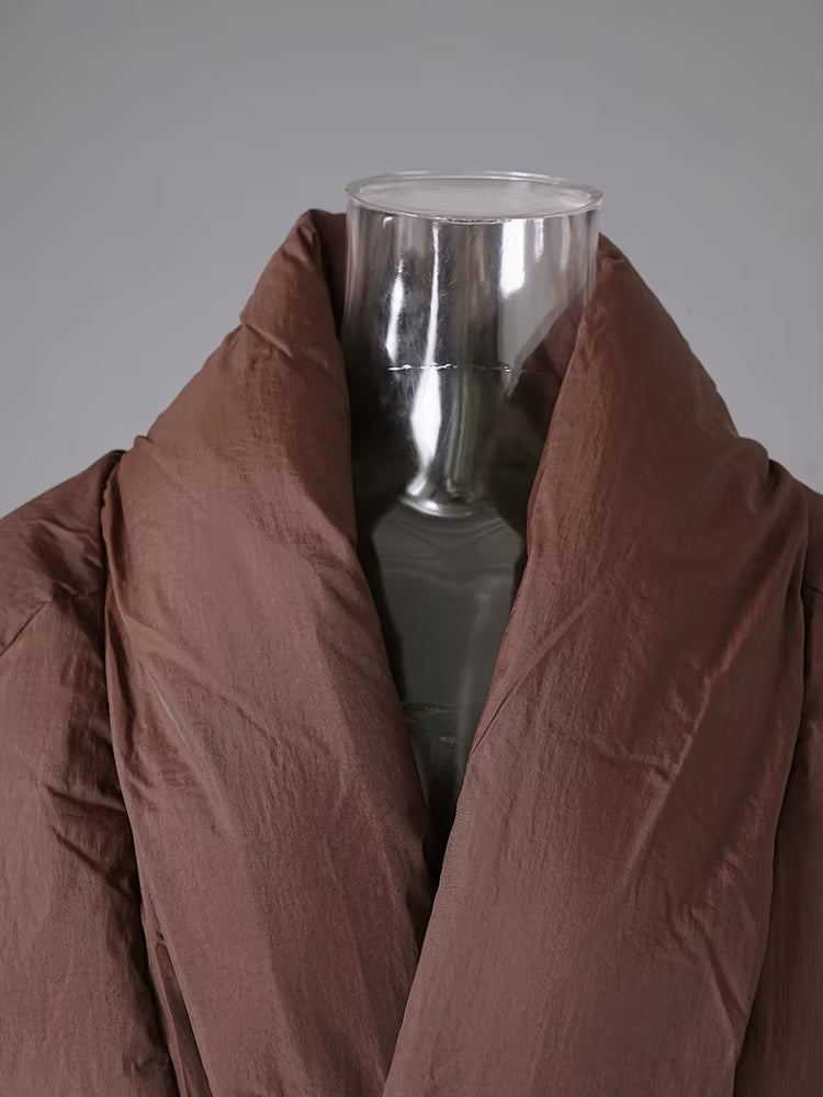 Lorna Belted Wrap Puffer Jacket