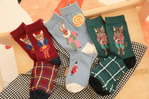 Fairy Tale Animal Prints Socks