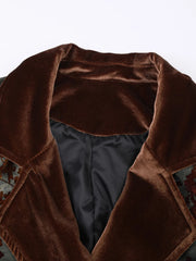 Josie Kimono Floral Velvet Blazer