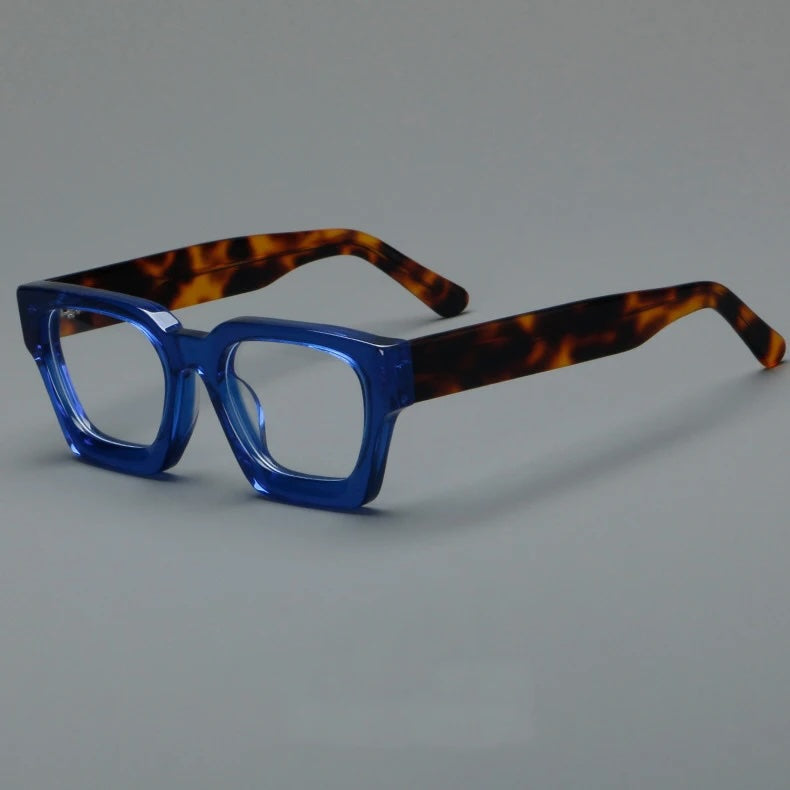 Vintage Square Acetate Nerdy Glasses