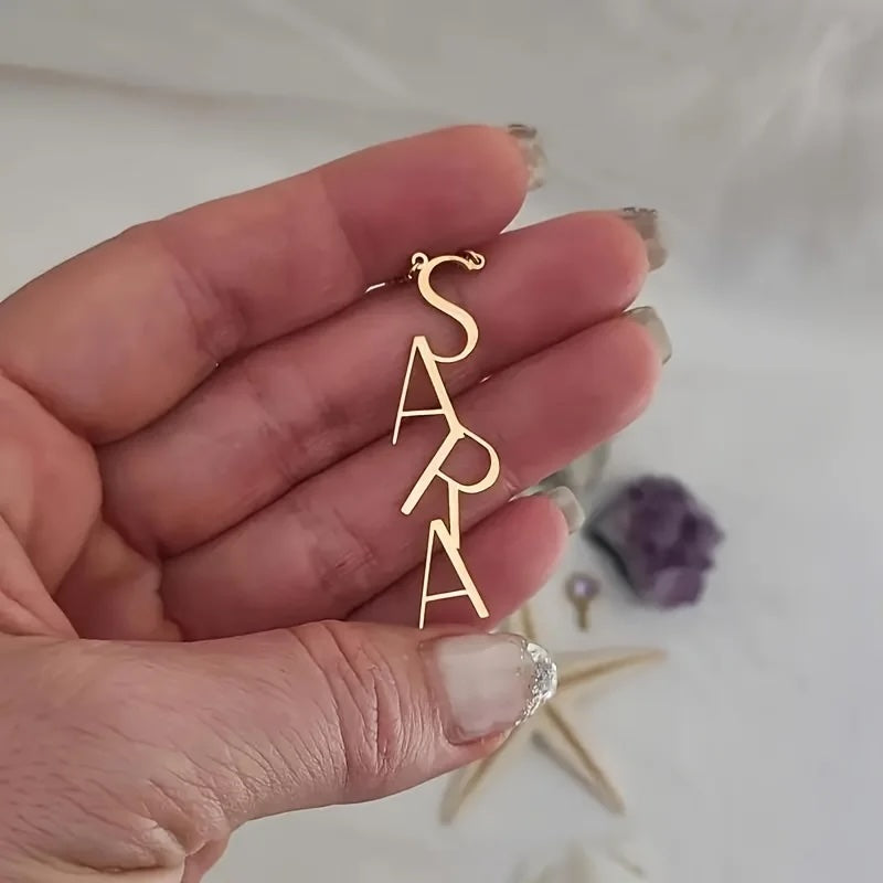 SARA Letter Name Pendant Necklace