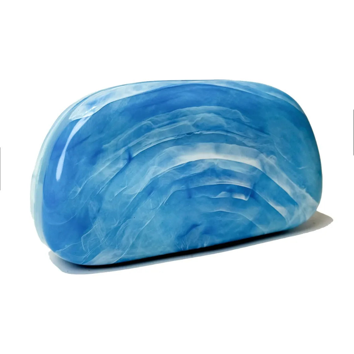 Ursa Circle Hand Bar Marble Evening Clutch