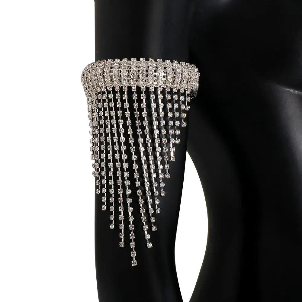 Luxe Crystal Tassle Arm Bracelet