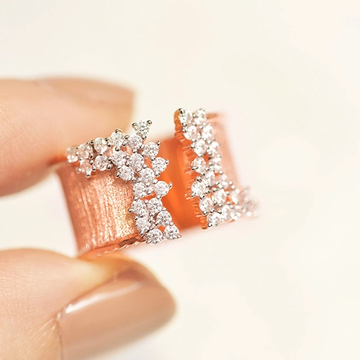 Luxe CZ Rhinestone Wrap Ring