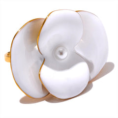 Sadie Sculpted Bloom Statement Ring