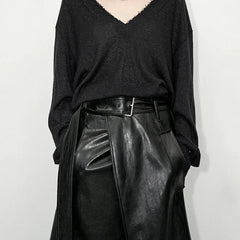 Dasia Faux Leather Maxi Skirt