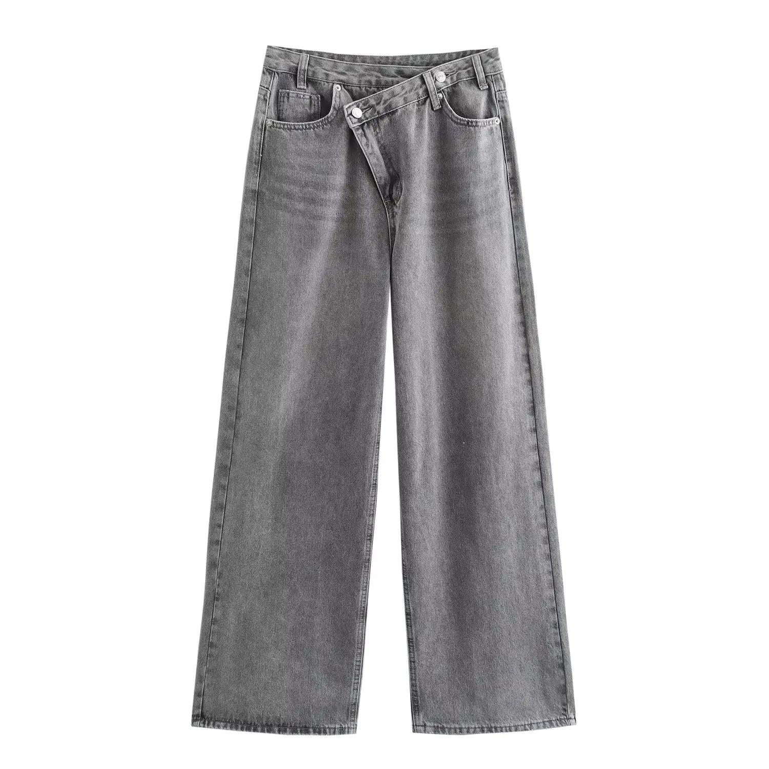 Salia Side Button Casual Jeans
