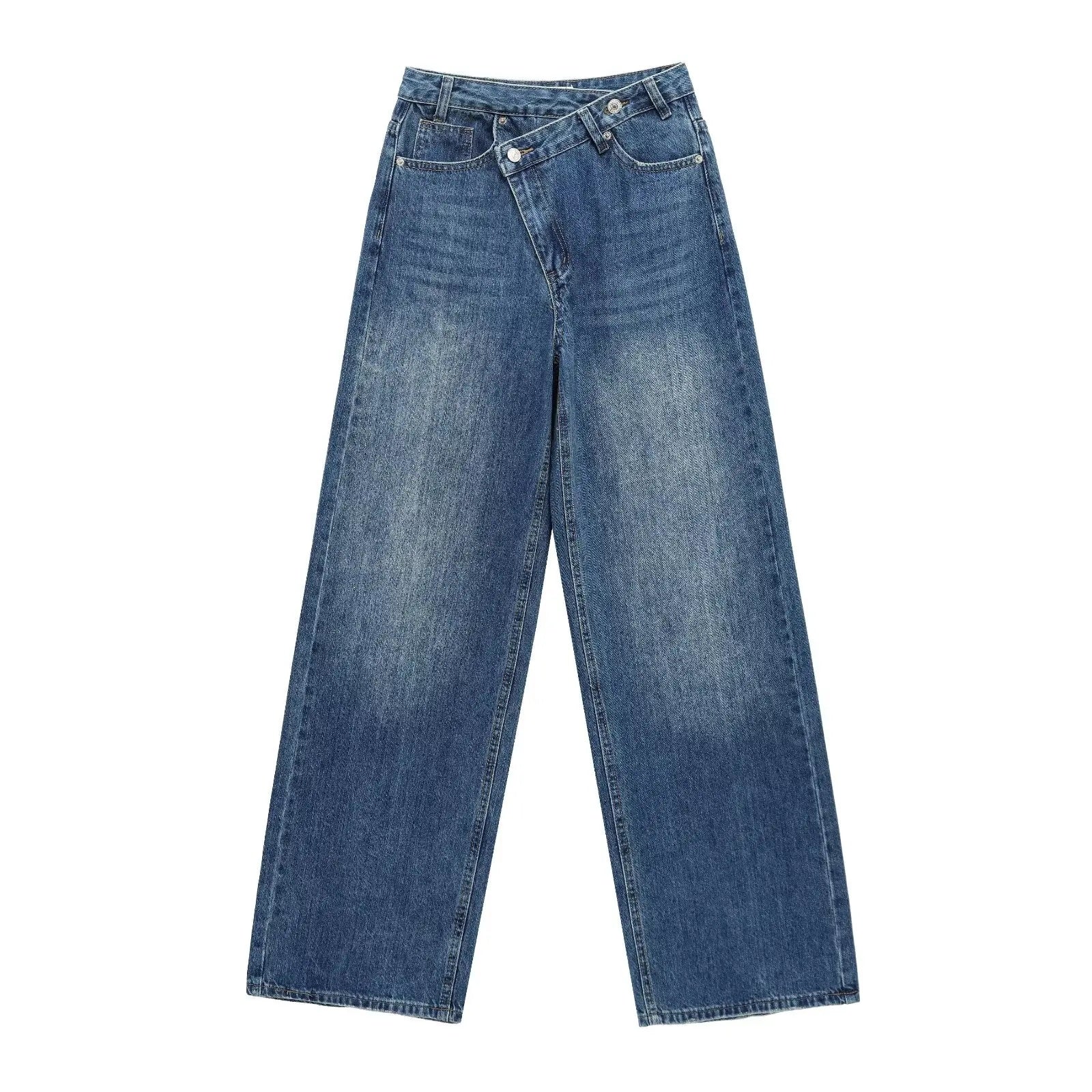 Salia Side Button Casual Jeans