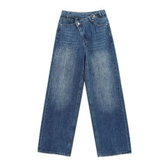 Salia Side Button Casual Jeans