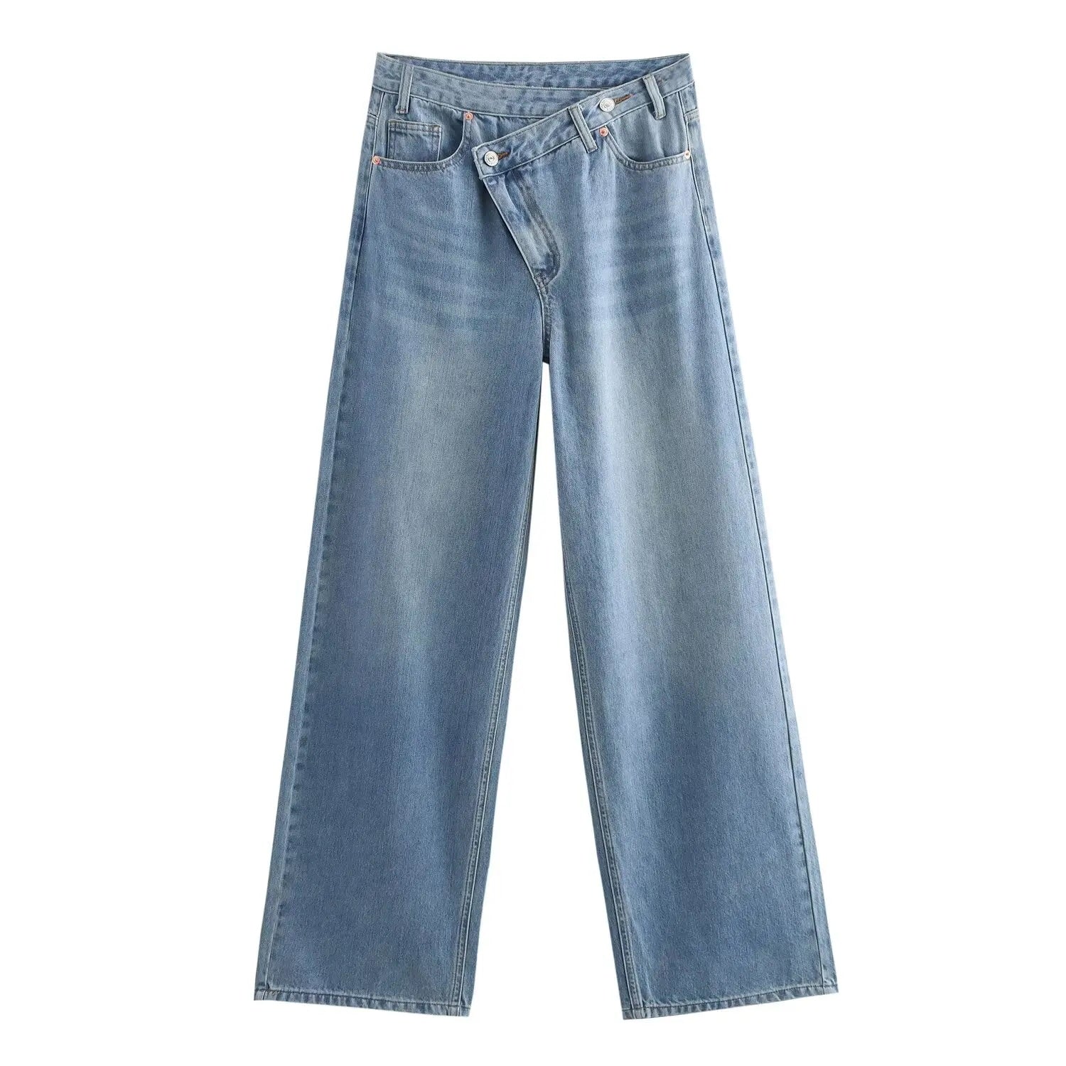 Salia Side Button Casual Jeans