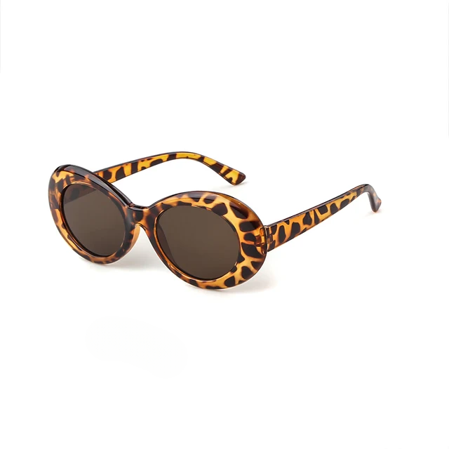 Retro Oval Acetate Sunglasses