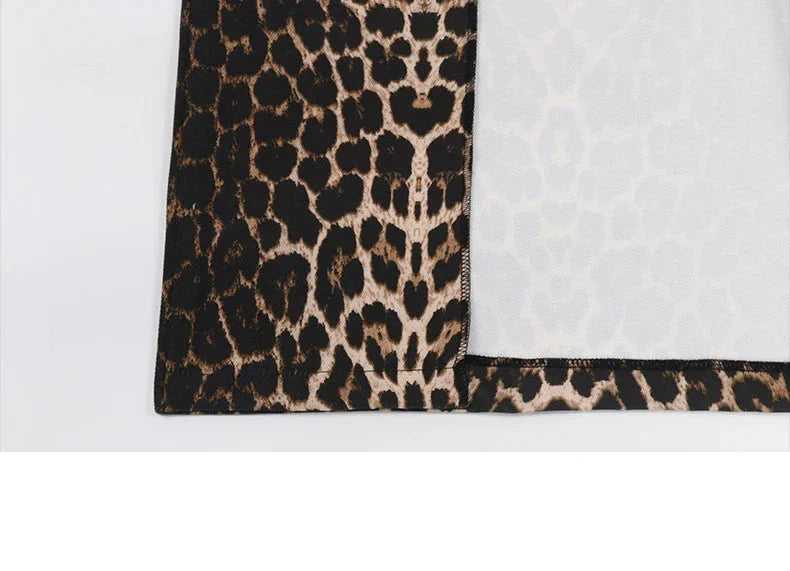 Karuna Leopard Print Belted Trench Coat