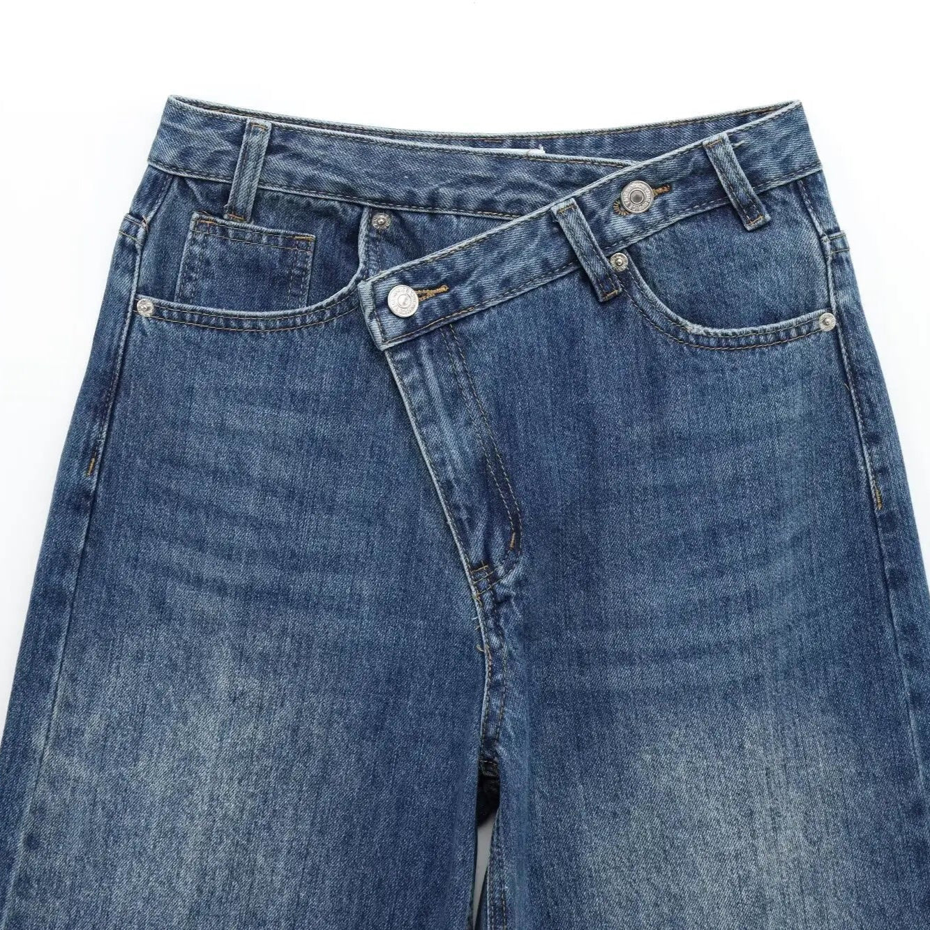 Salia Side Button Casual Jeans