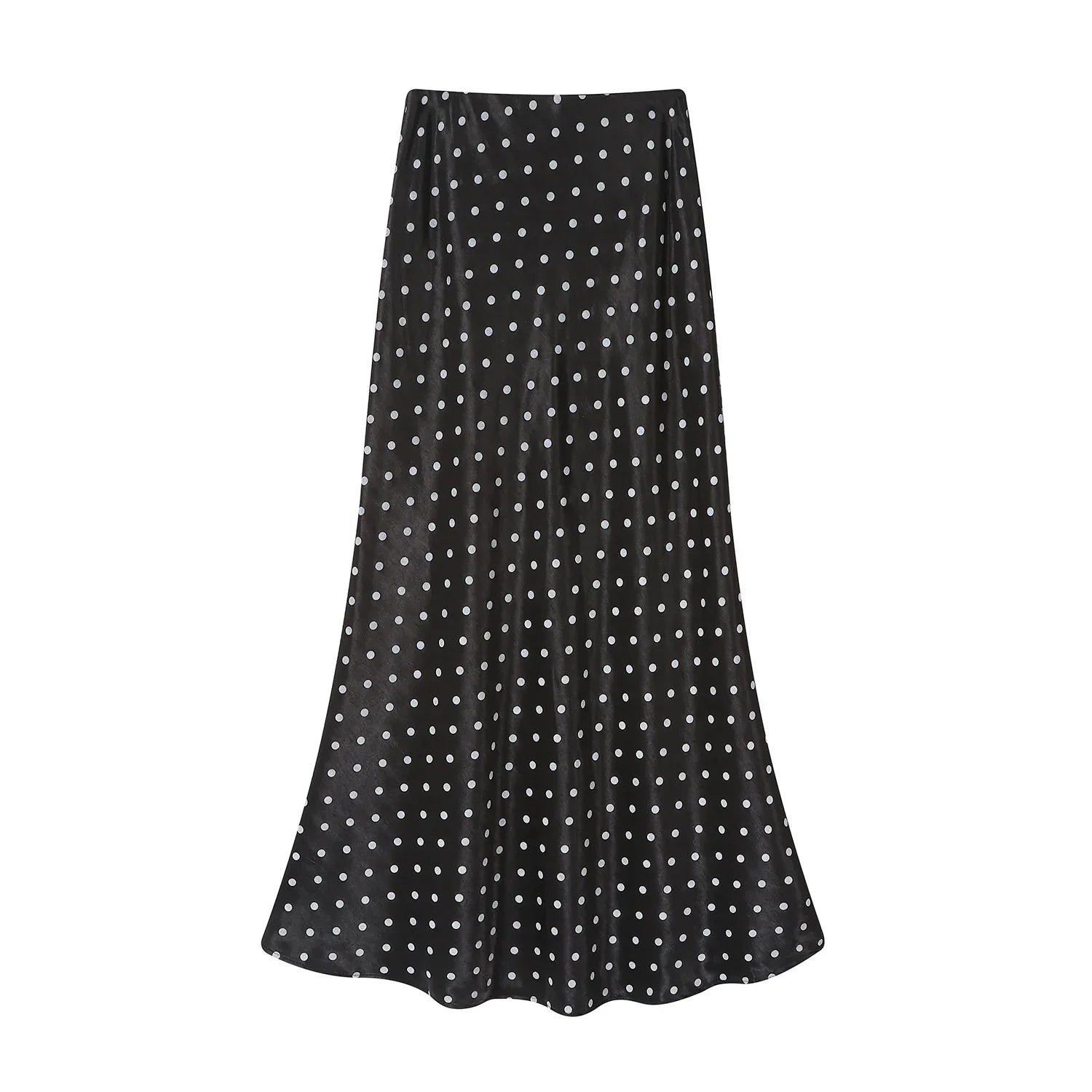 Sera Polka Dot Satin Mermaid Skirts