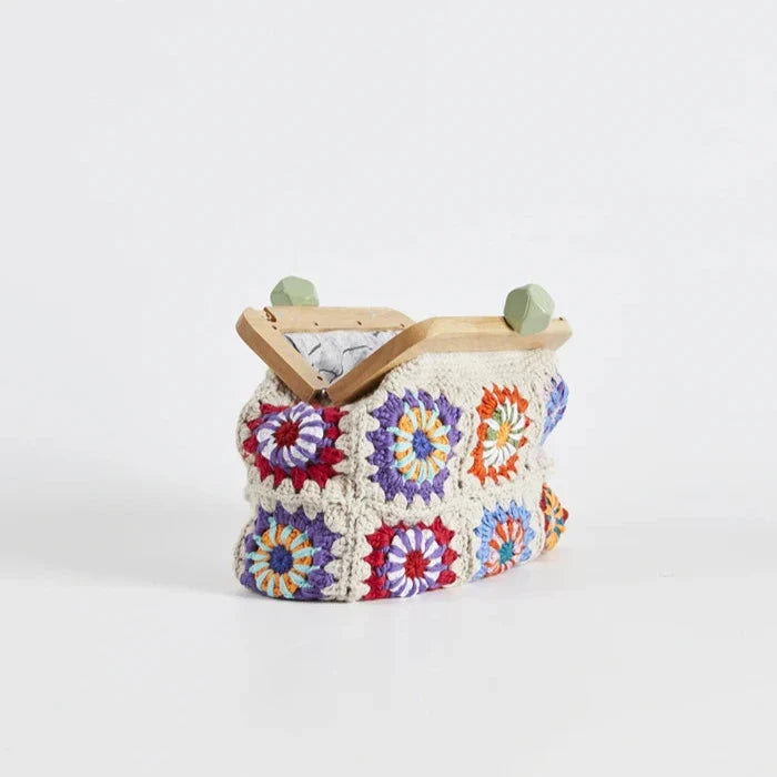 Lily Crochet Bohemian Coin Clutch