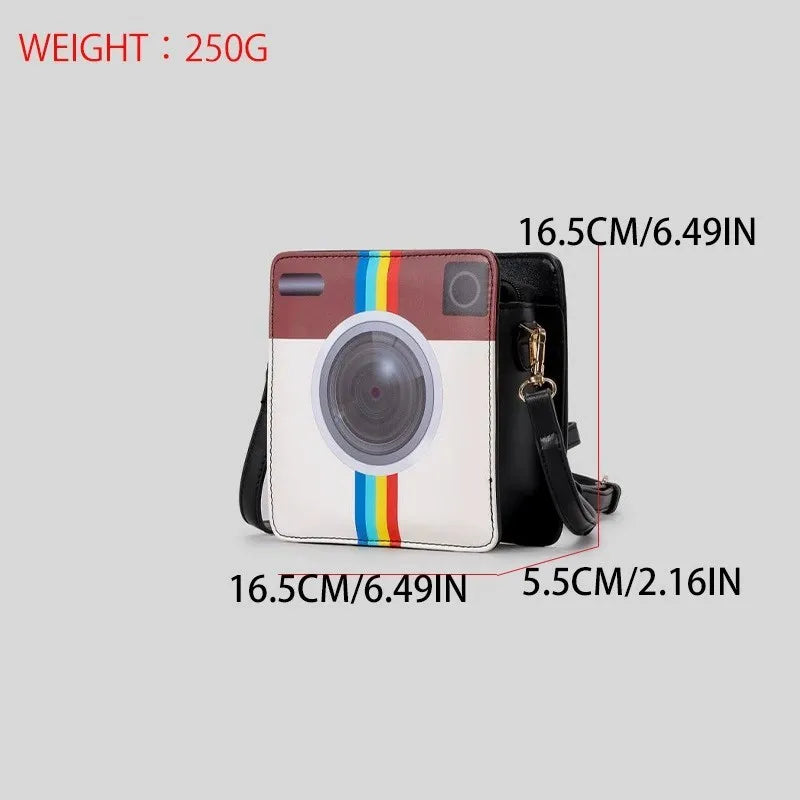 Bi Bi Vintage Camera Crossbody Bag