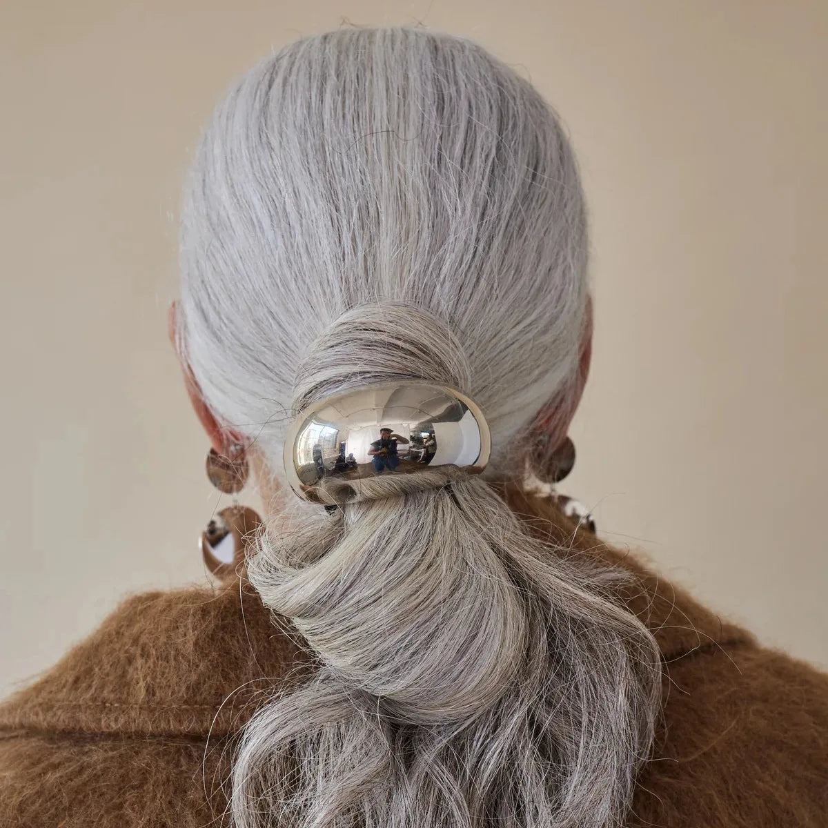 Metal Bubble Ponytail Elastic Hair Tie