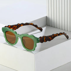 Mia Waffle Wave Frame Sunglasses