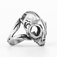 Simple Skull Hollow Ring