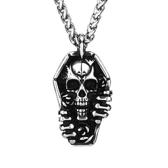 Unisex Skull-Motif Punk Necklace