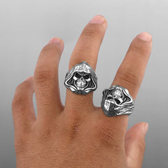UNISEX Skull-Head Inspired Punk Ring