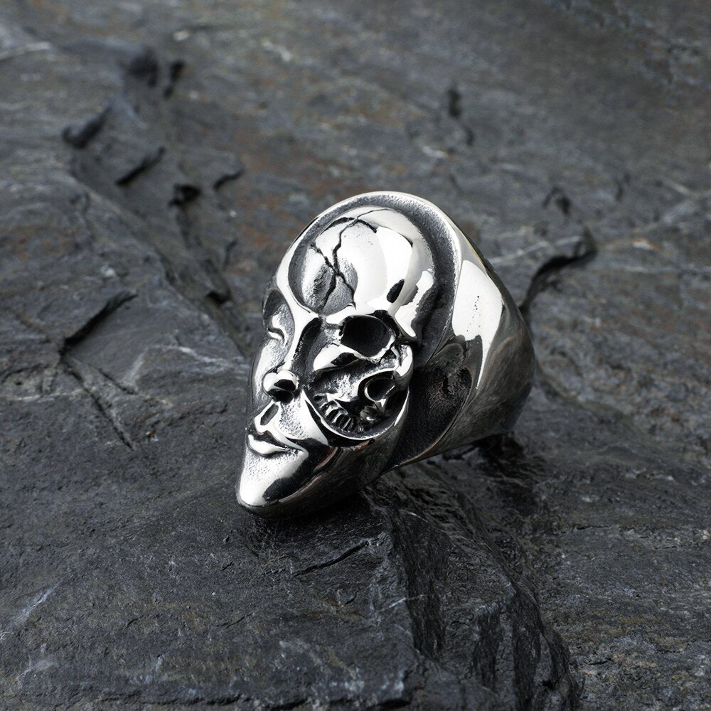 Skull Joker Mask Ring