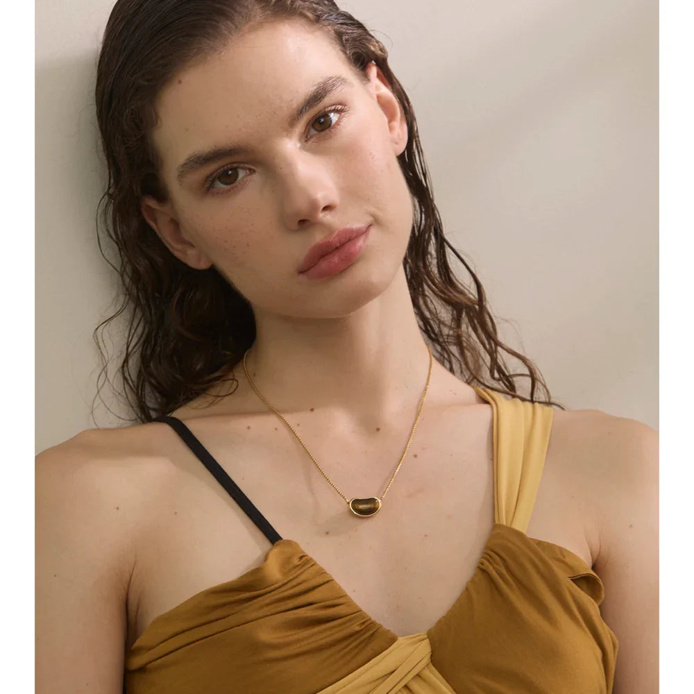 Solana Tiger's Eye Pendant Necklace