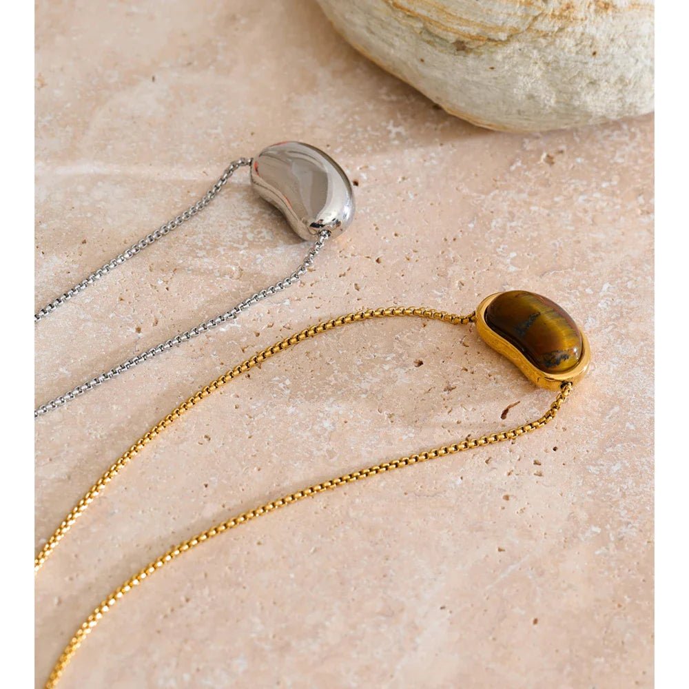 Solana Tiger's Eye Pendant Necklace