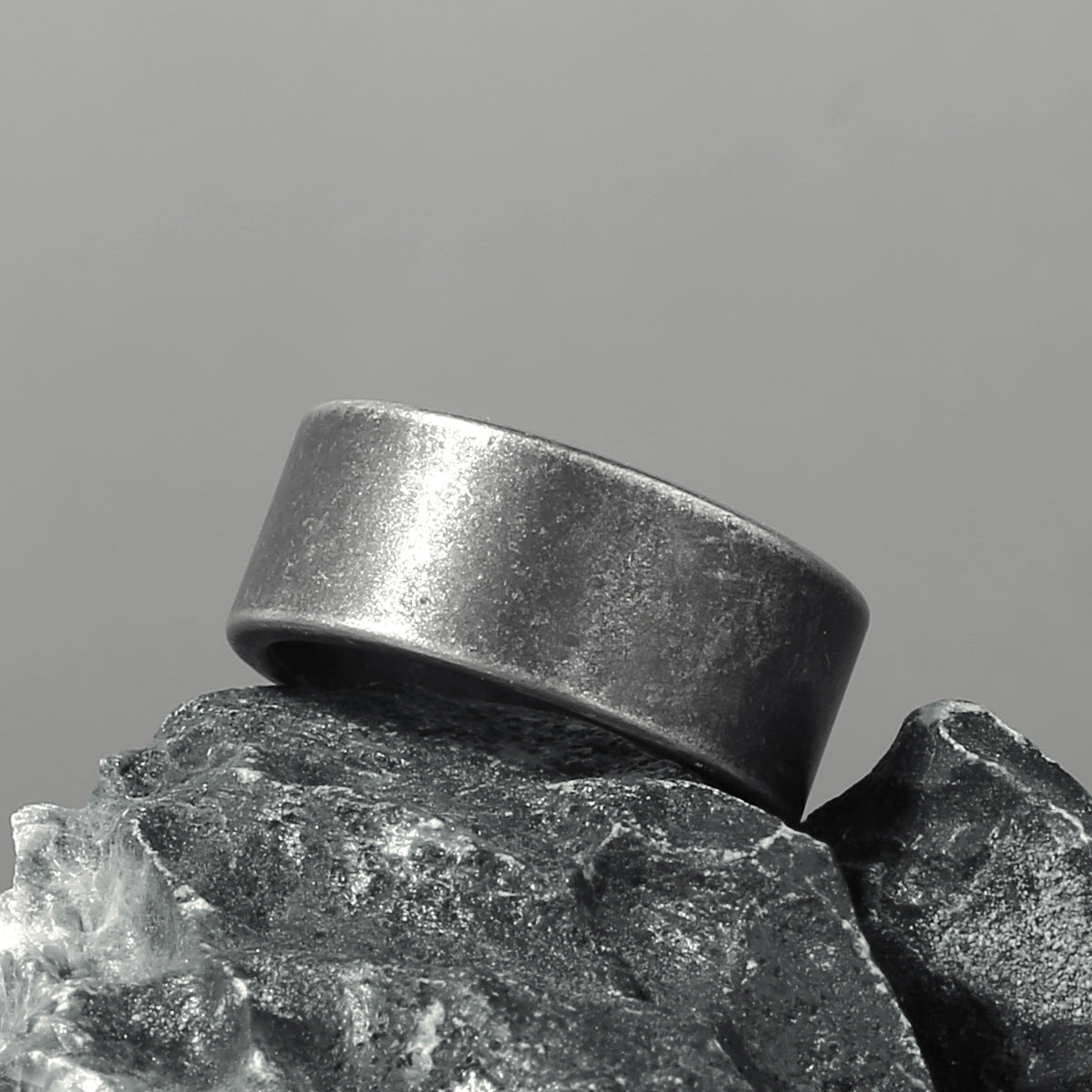 Solid Iron Band Ring