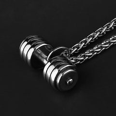 Street Dumbbell Necklace