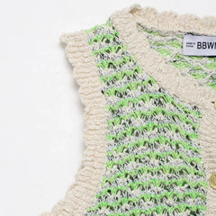 Sue Mint Green Knit Vest