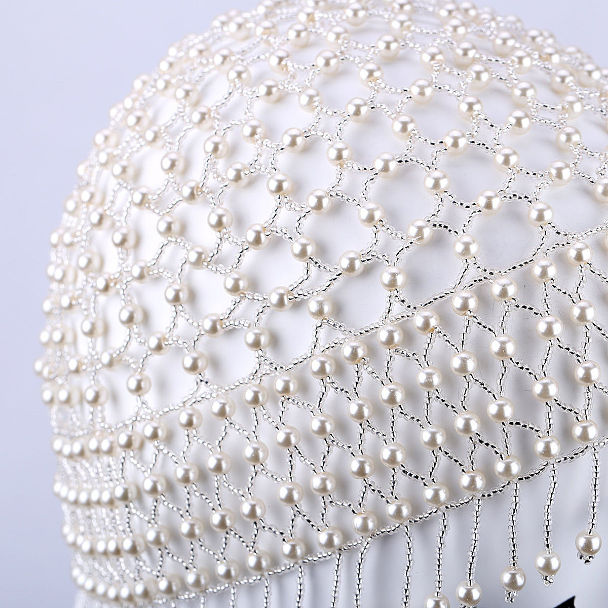 Symona Pearl Beaded Hair Caps - 2 Colors