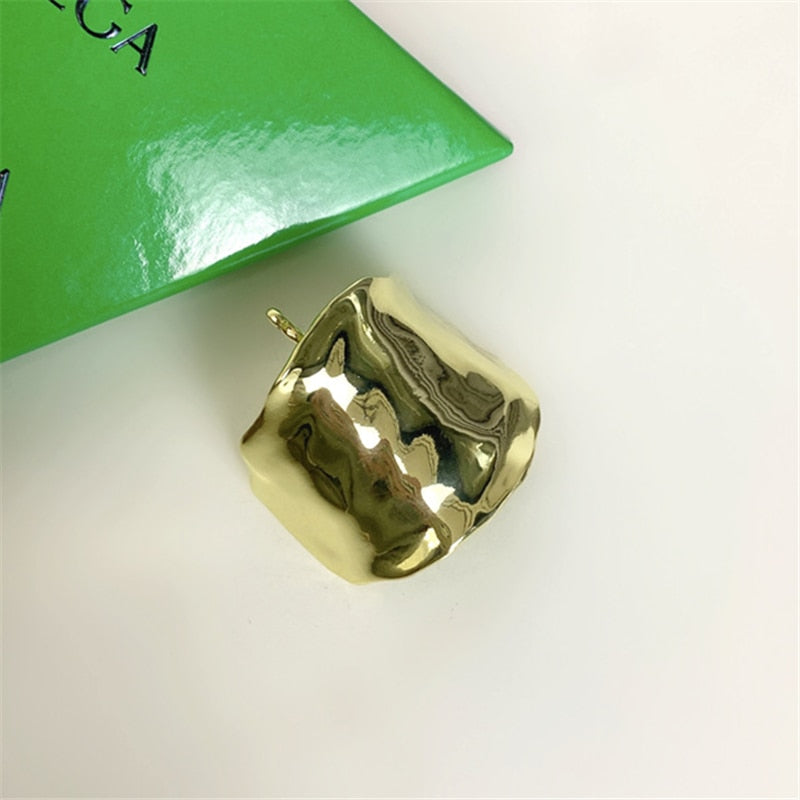 Textured Bohemia Metal Ponytail Clips - Gold or Silver