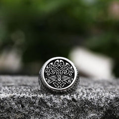 Tree of Life Celtic Signet Ring