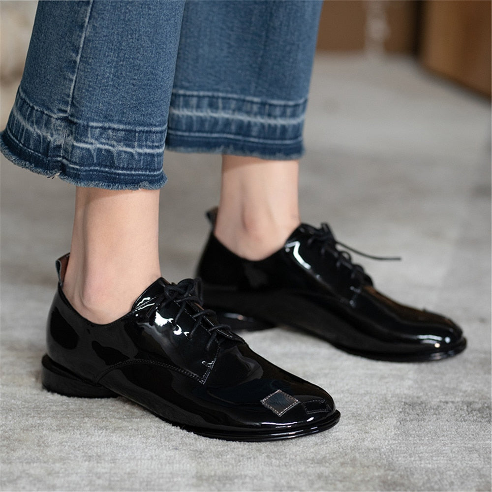 Uma Patent Leather Brogues - 3 Colors