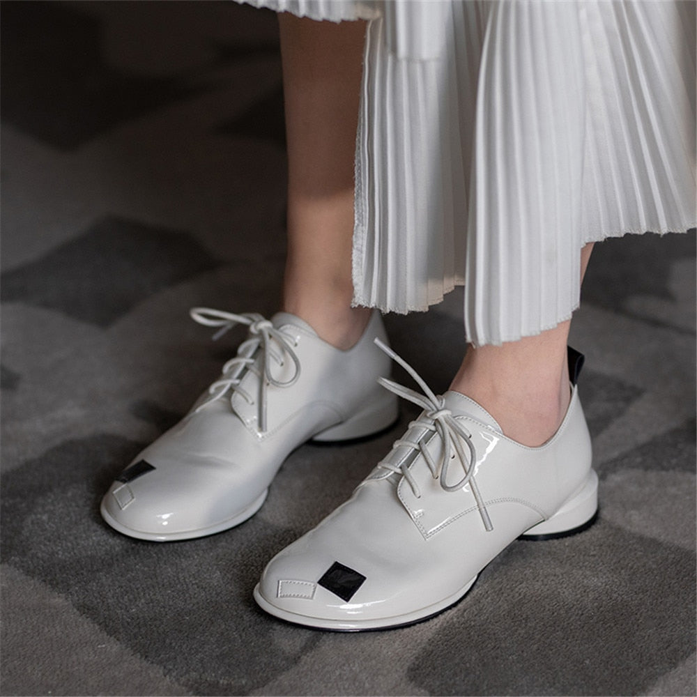 Uma Patent Leather Brogues - 3 Colors