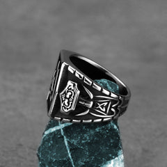 Valknut Thor's Hammer Mjolnir Ring